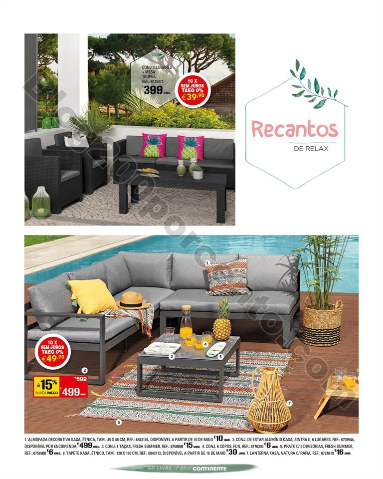 Antevisão Folheto CONTINENTE Feira ar livre promo