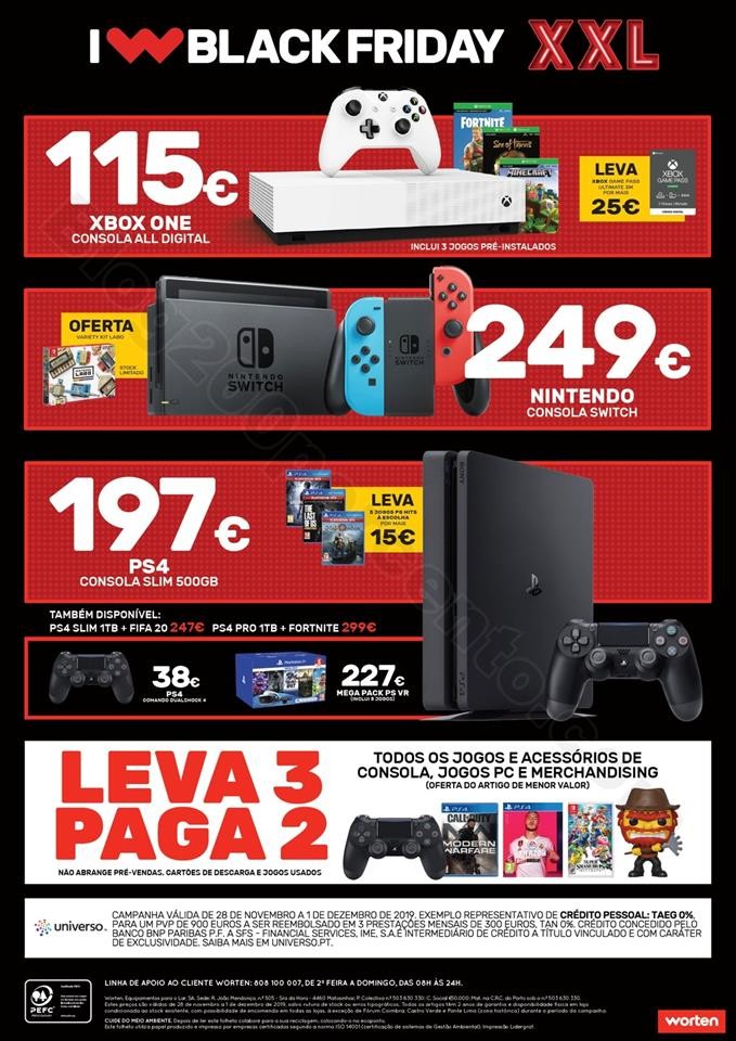 Antevisão Folheto WORTEN Black Friday Promoções