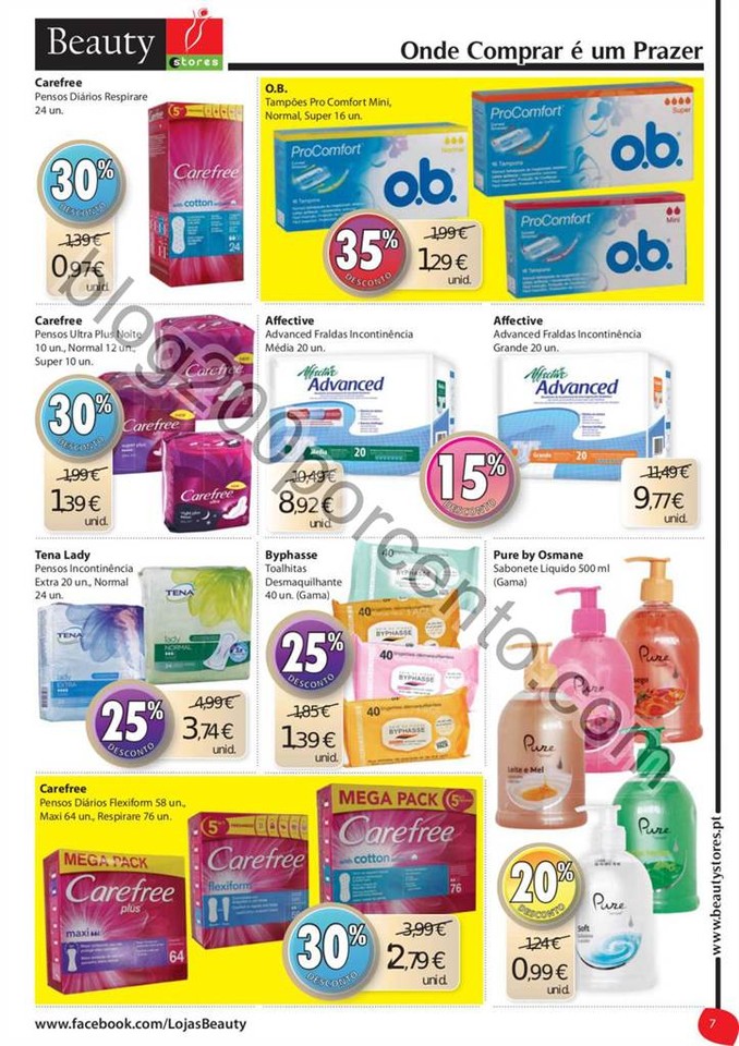 Antevisão Folheto BEAUTY STORES Promoções de 4 