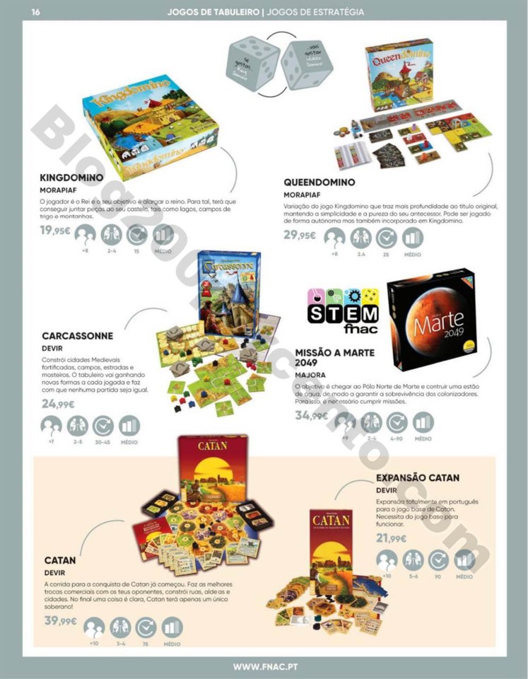 Antevisão Folheto FNAC Especial jogos tabuleiro p