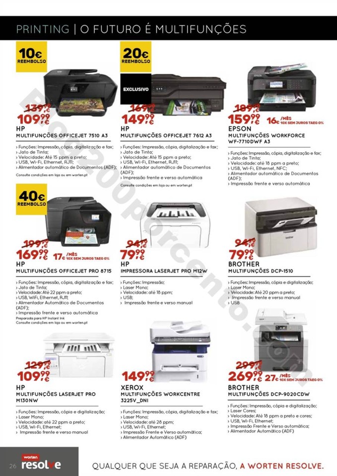 Antevisão Folheto WORTEN Tecnologia promoções d