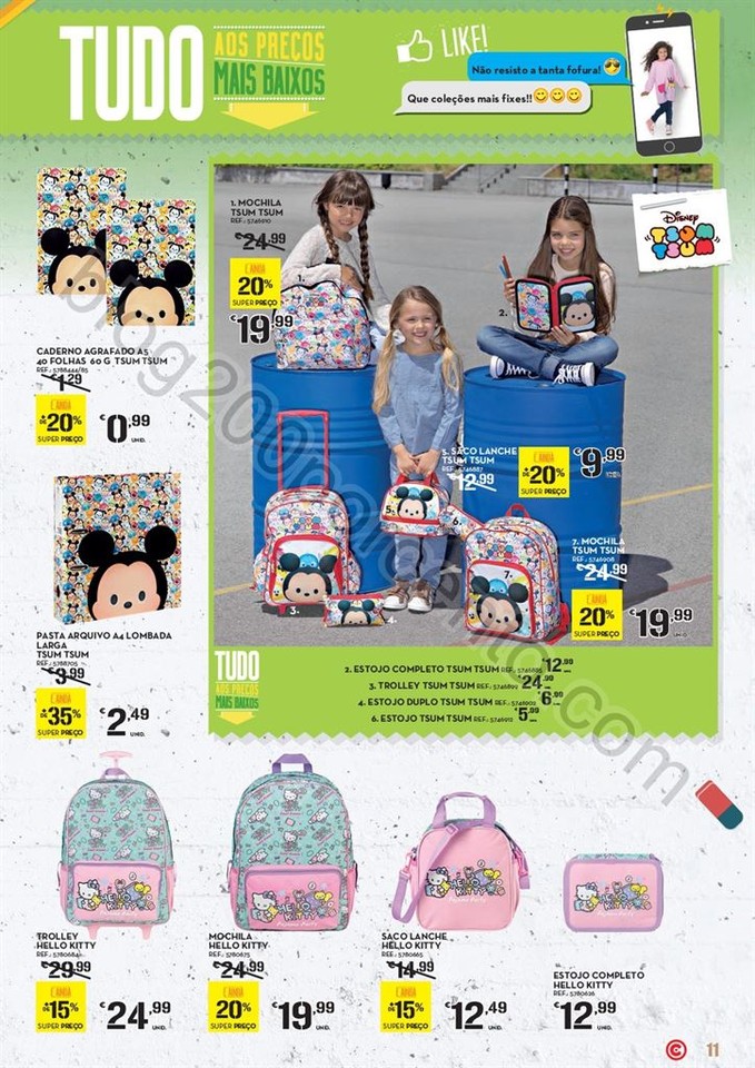 Antevisão Folheto CONTINENTE Regresso às aulas d