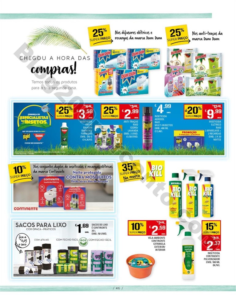 Antevisão Folheto CONTINENTE Ar livre Promoções