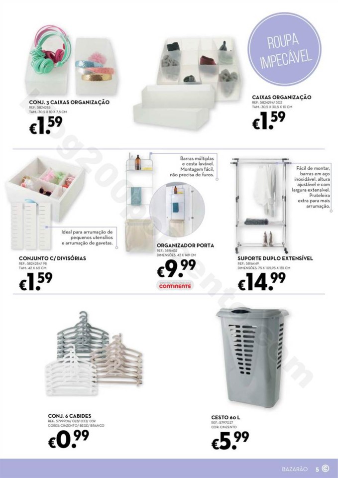 Antevisão Folheto CONTINENTE Bazarão de 31 outub