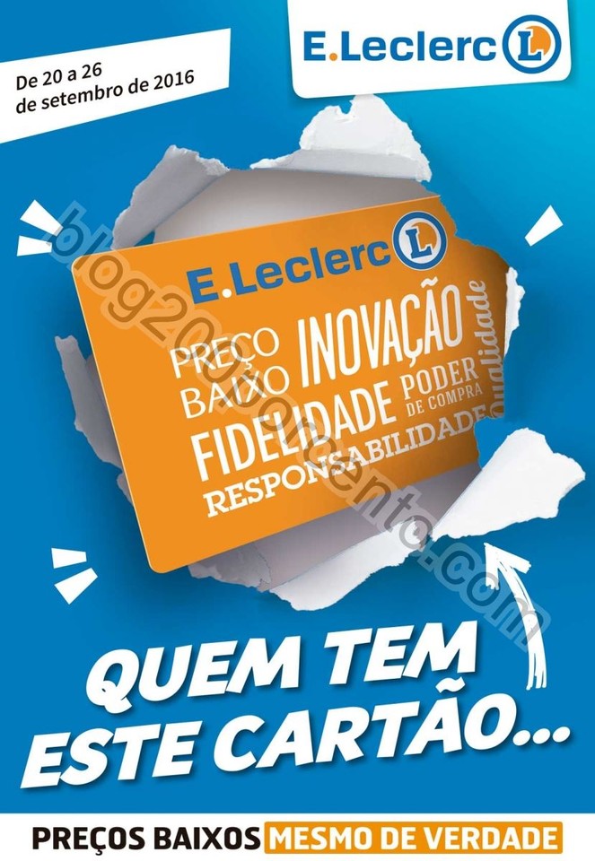 Antevisão Folheto E-LECLERC Promoções de 20 a 2