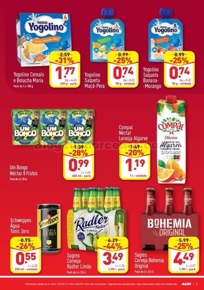 Antevisão Folheto ALDI Promoções de 17 a 23 ju