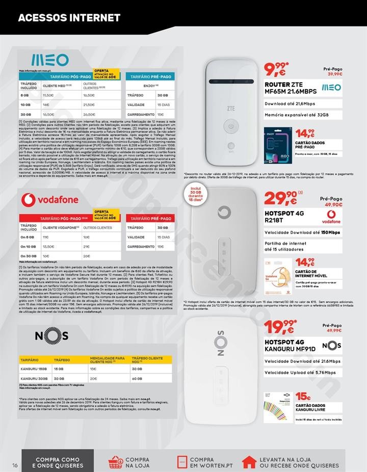 Antevisão Folheto WORTEN Mobile Promoções de 3 