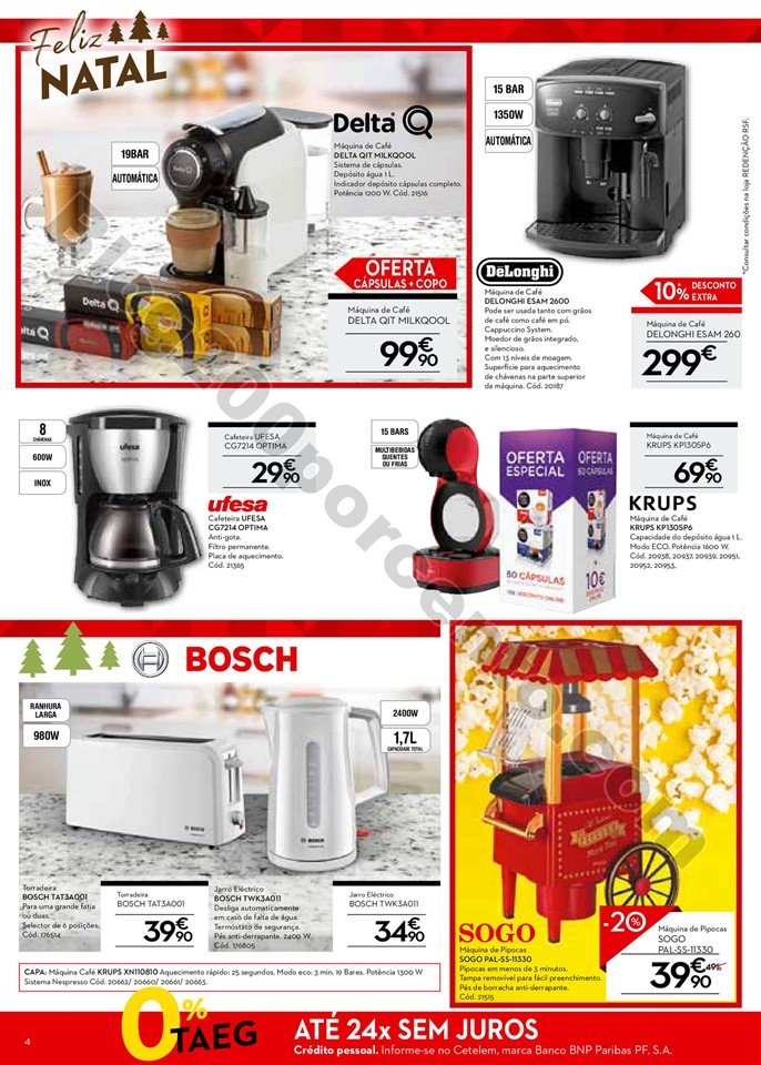 Antevisão Folheto CONFORAMA Natal promoções de 