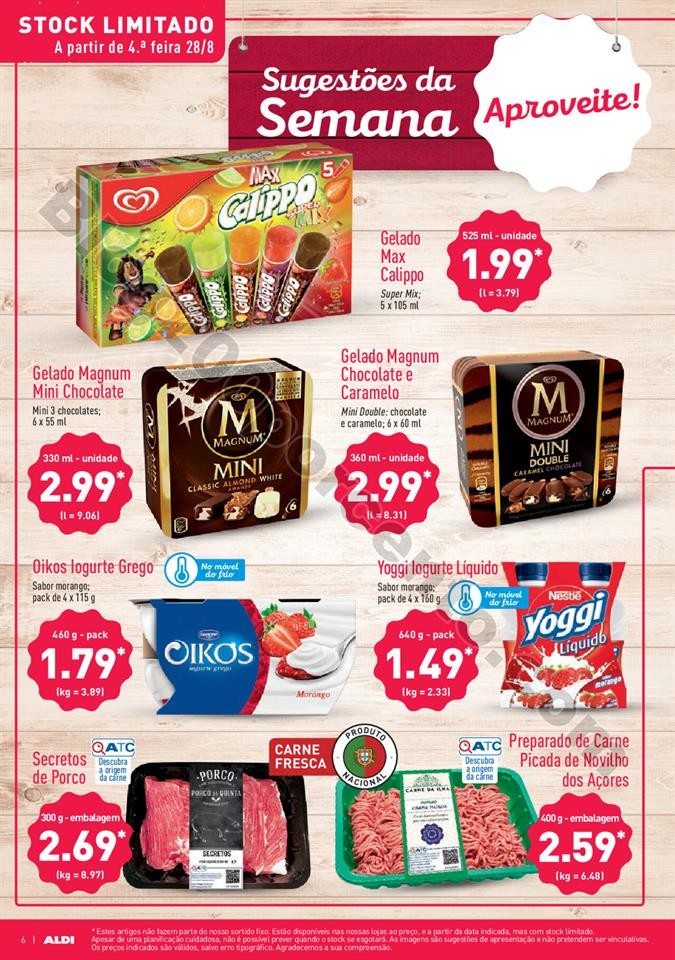 Antevisão Folheto ALDI Promoções a partir de 28