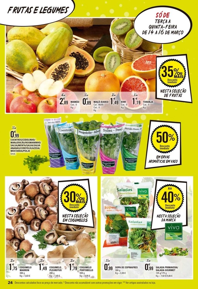 Antevisão Folheto E-LECLERC Promoções de 14 a 2