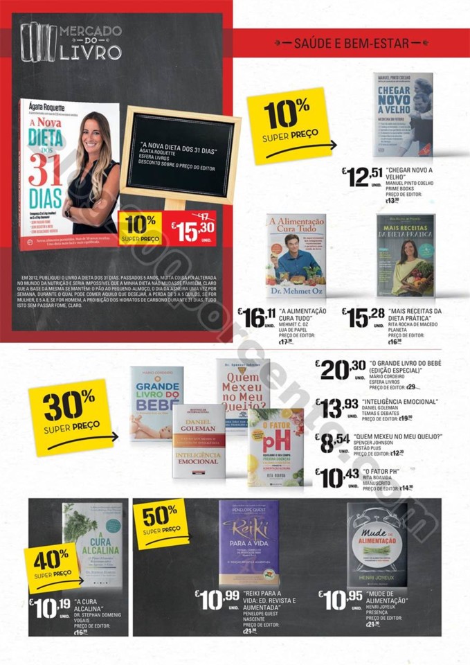 Antevisão Folheto CONTINENTE Feira do livro promo