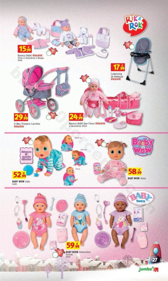 Antevisão Folheto JUMBO Brinquedos Natal promoç