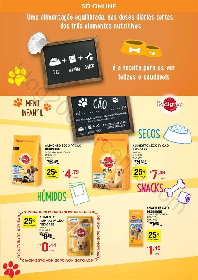 Novo Folheto CONTINENTE Alimentação animal exclu