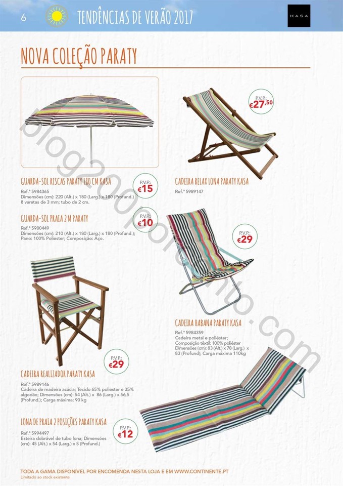 Novo Folheto CONTINENTE Ar Livre até 15 agosto p6