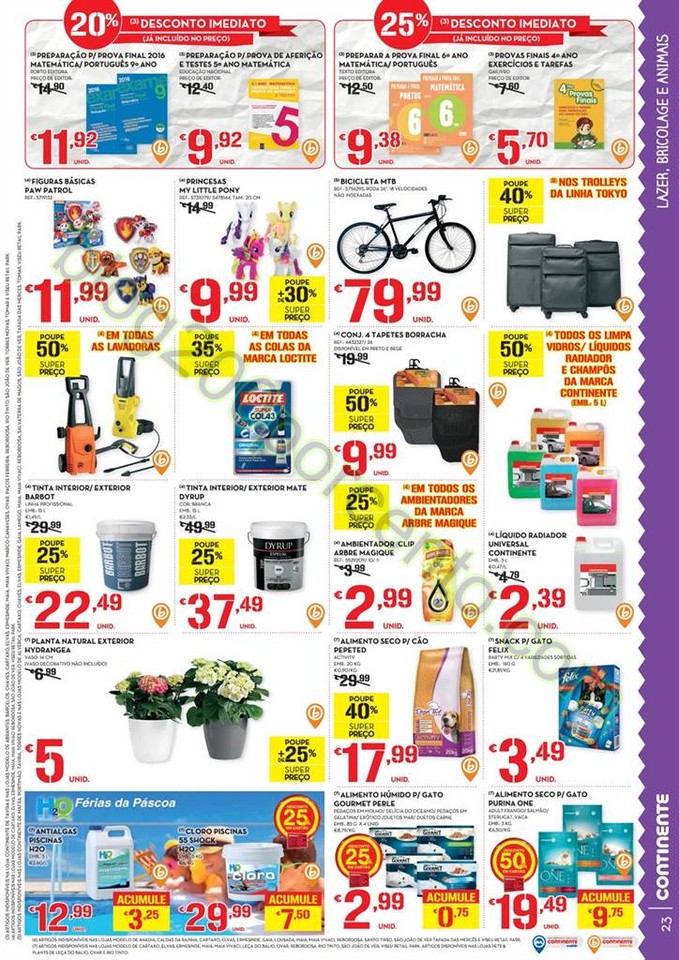 Antevisão Folheto CONTINENTE Promoções de 22 a 