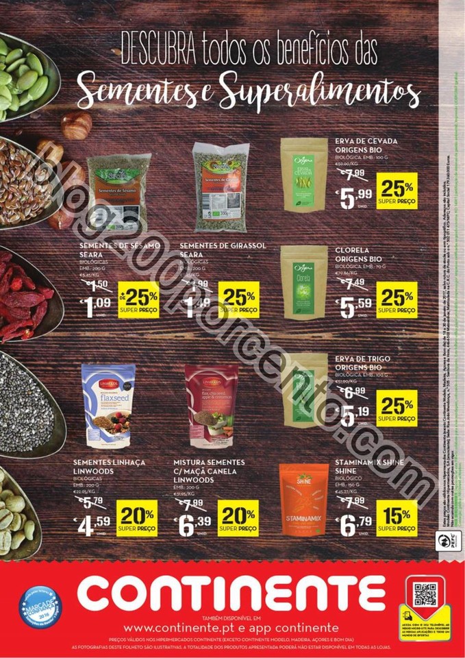 Antevisão Folheto CONTINENTE Alimentação Saudá