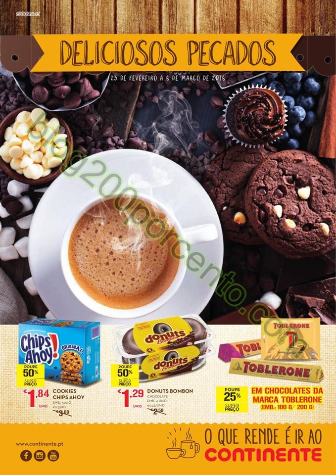 Antevisão Folheto CONTINENTE Deliciosos Pecados d