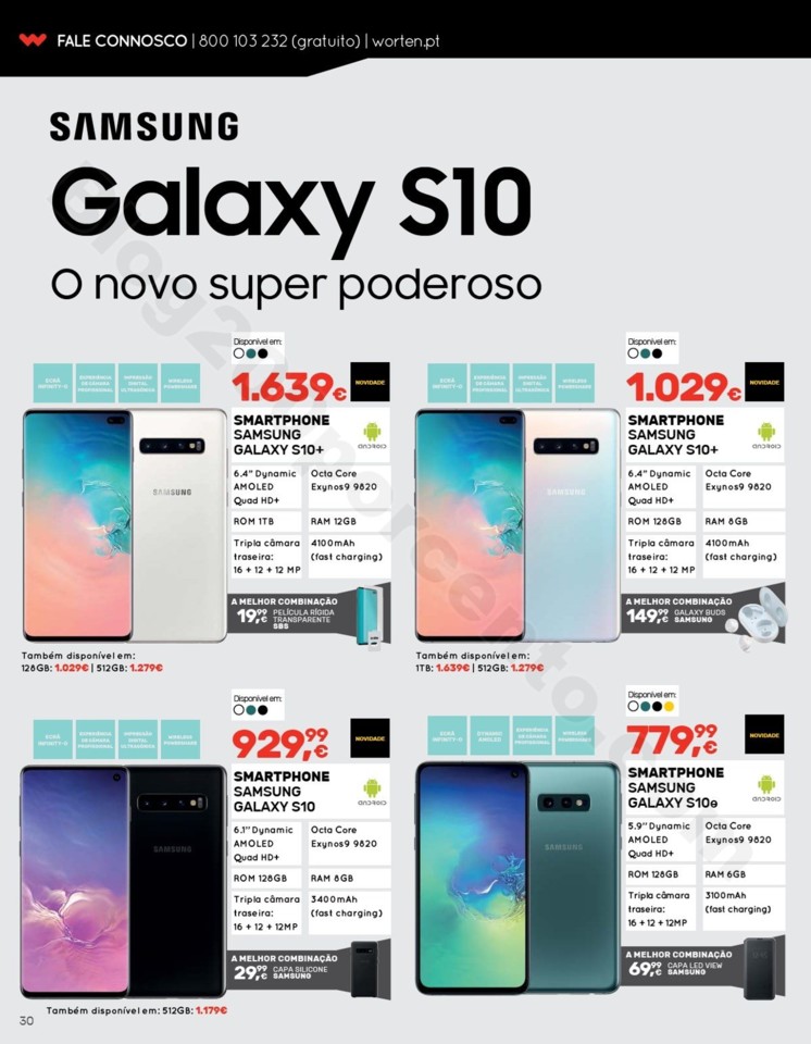Antevisão Folheto WORTEN Mobile Promoções até 