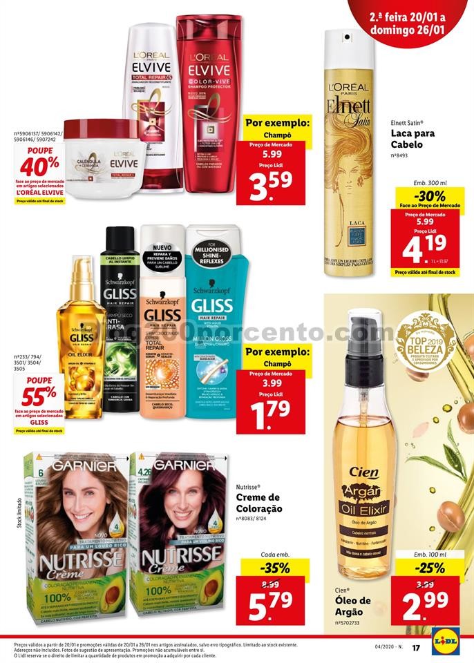 Antevisão Folheto LIDL Promoções de 20 a 26 jan
