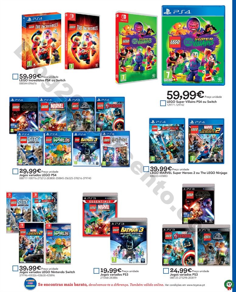 Antevisão Catálogo Natal TOYSRUS Promoções de 