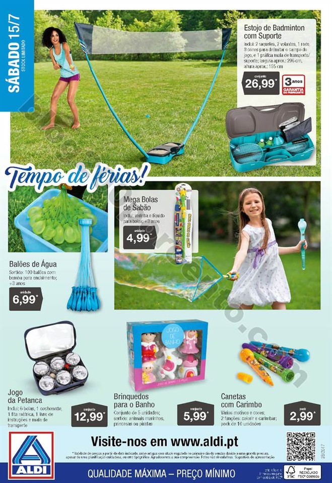 Antevisão Folheto ALDI promoções a partir de 1
