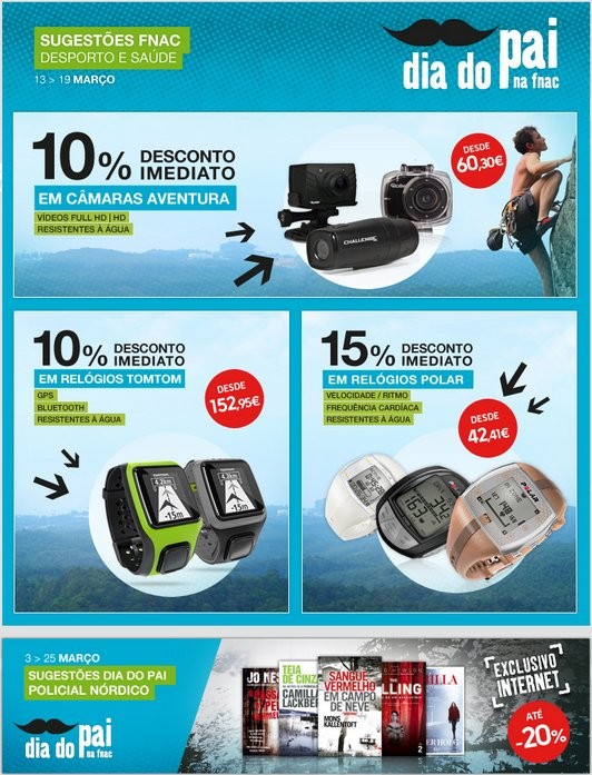 Promoções | FNAC | dia do Pai