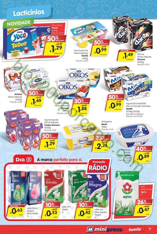 Antevisão Folheto MINIPREÇO Family de 10 a 16 ma