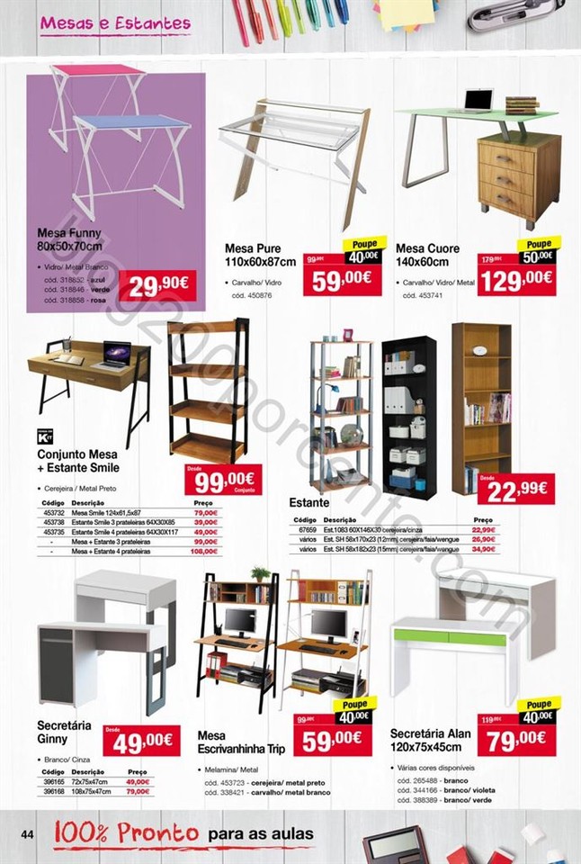 Antevisão Folheto STAPLES Regresso às aulas de 1