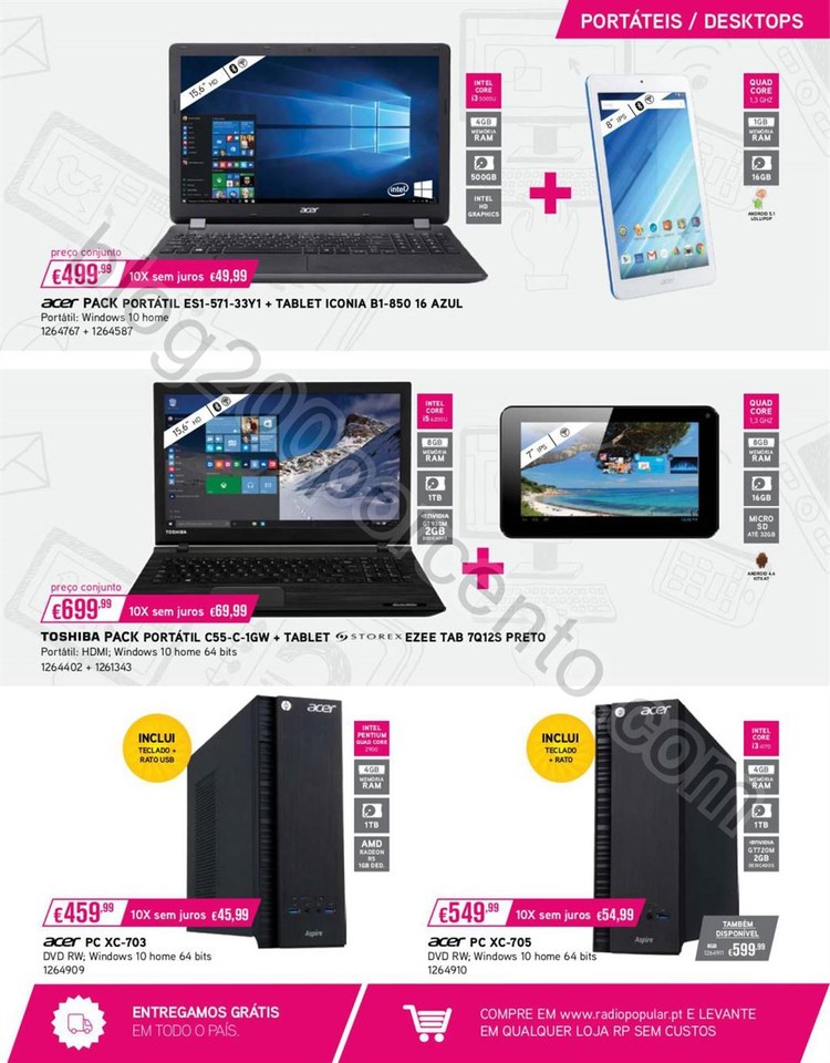 Novo Folheto RADIO POPULAR Regresso às aulas de 2