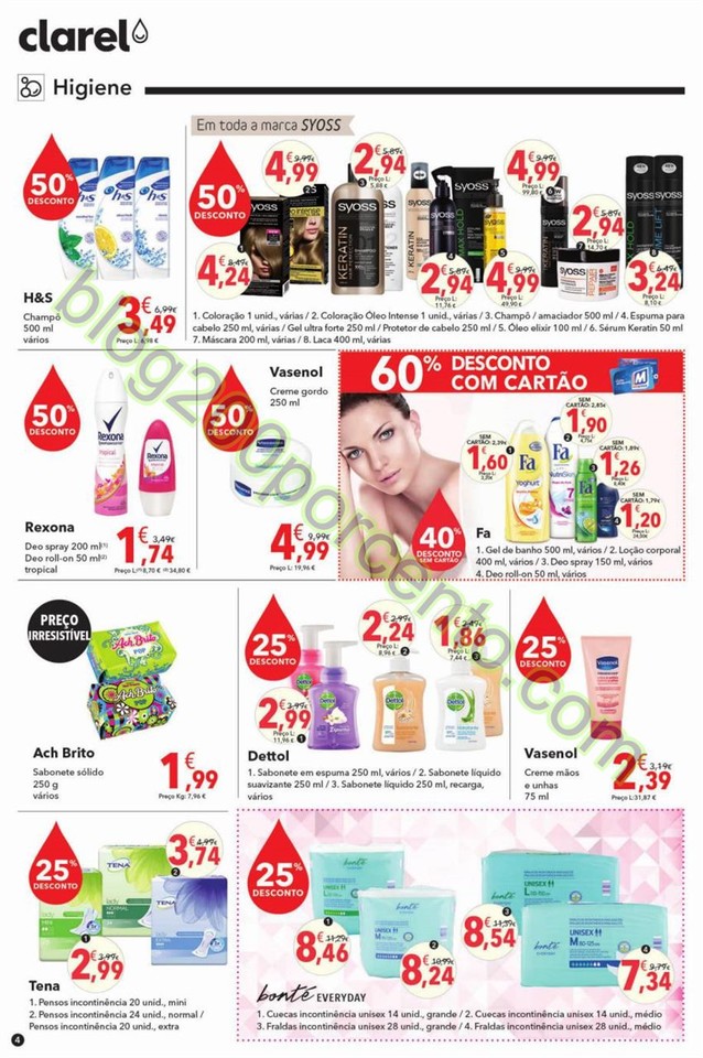 Antevisão Folheto CLAREL Promoções de 21 janeir