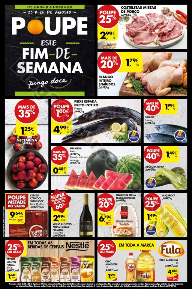 Antevisão folheto PINGO DOCE Fim de semana - 23 