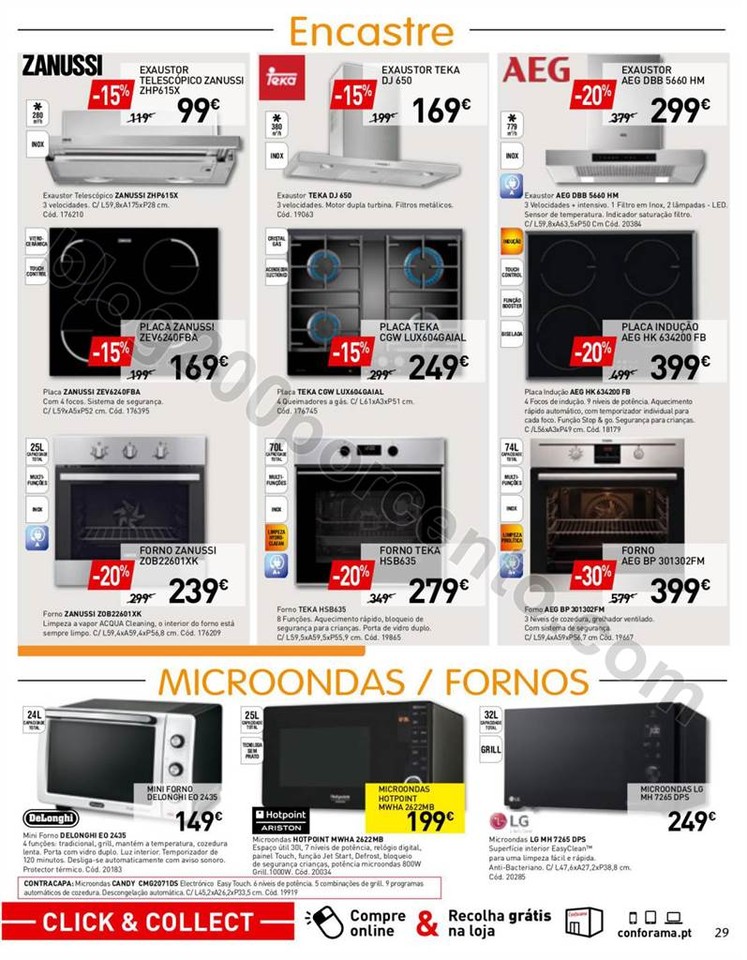 Novo FOlheto CONFORAMA Promoções de 8 a 29 junho