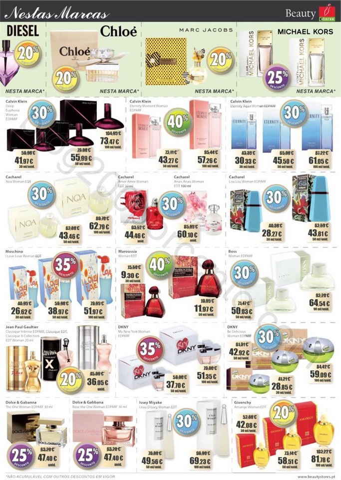 Antevisão Folheto BEAUTY STORES Perfumaria de 3 f