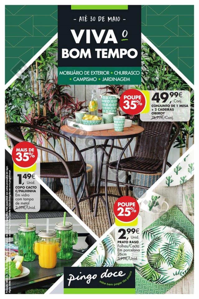 Antevisão Folheto PINGO DOCE Bazar ar livre Promo
