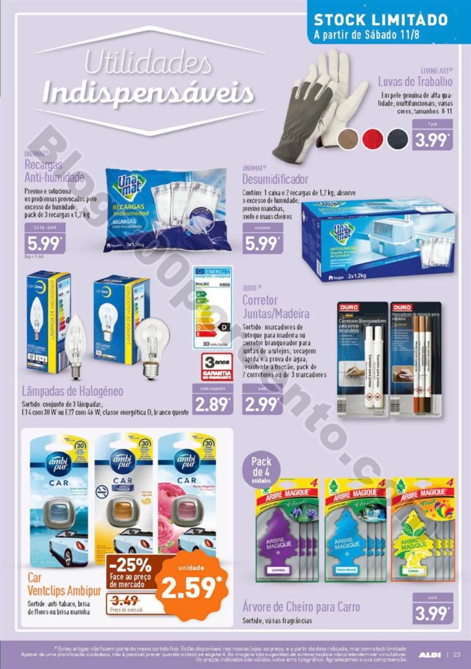 Antevisão Folheto ALDI Promoções a partir de 8 