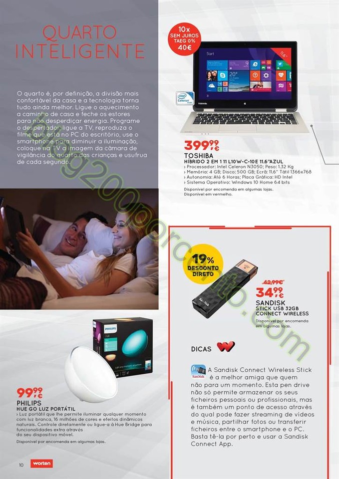 Novo Folheto WORTEN Promoções de 7 a 27 abril p 