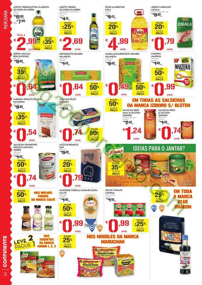 Antevisão Folheto CONTINENTE Promoções de 1 a 7