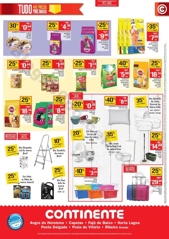 Novo Folheto CONTINENTE Açores Promoções até 2