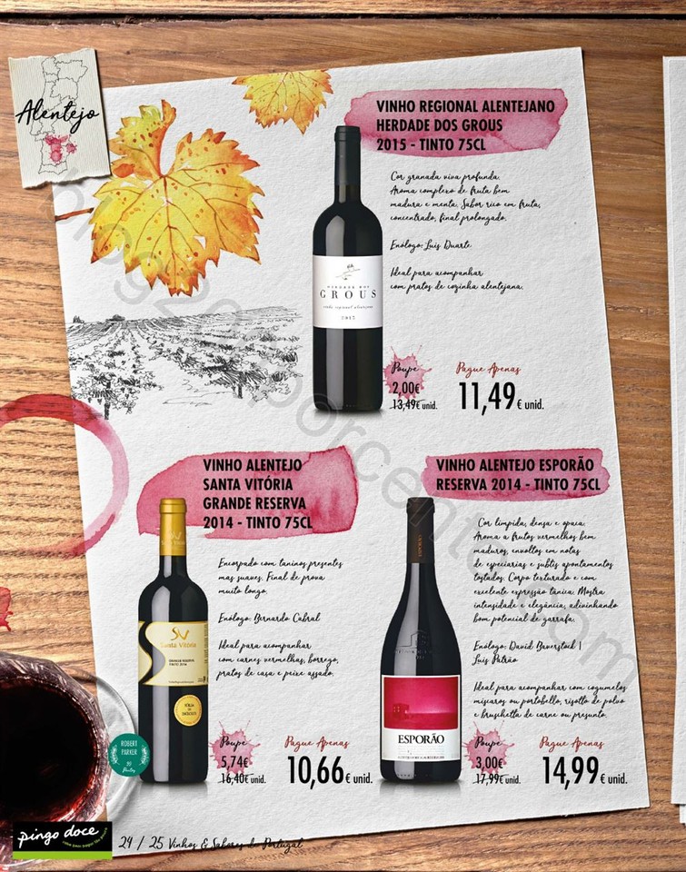 Novo Folheto PINGO DOCE Vinhos &amp; Sabores promoçõ
