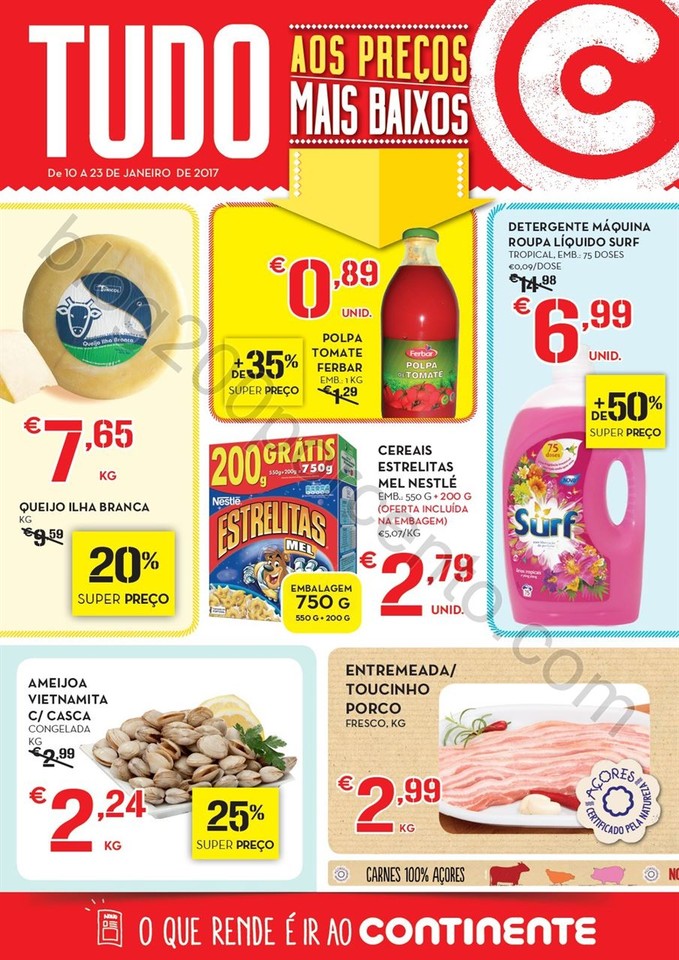 Antevisão Folheto CONTINENTE - MODELO Açores pro