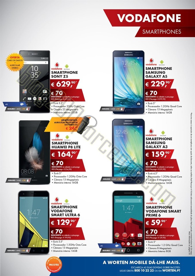 Novo Folheto WORTEN Mobile promoções de 3 a 31 d