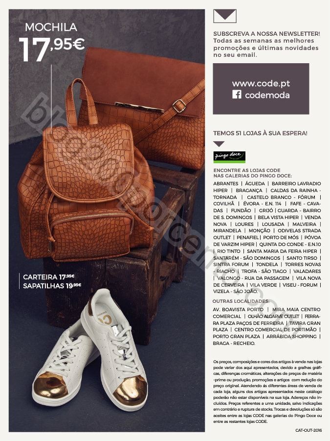 Antevisão Folheto CODE - PINGO DOCE Moda Outono p
