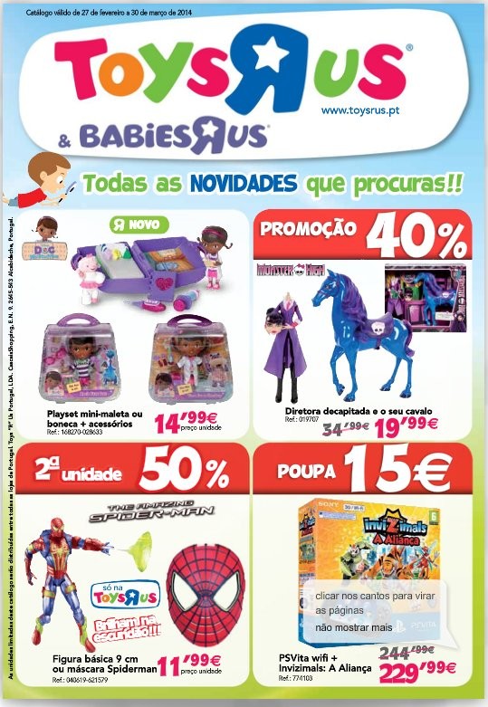 Novo folheto | TOYSRUS | até 30 março