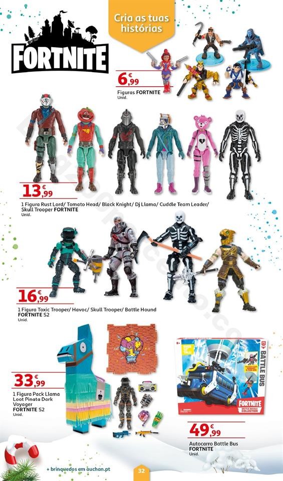 Folheto Brinquedos Natal AUCHAN Promoções de 8 n