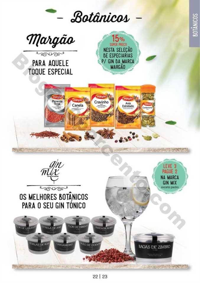 Antevisão Folheto CONTINENTE Cocktails promoçõe