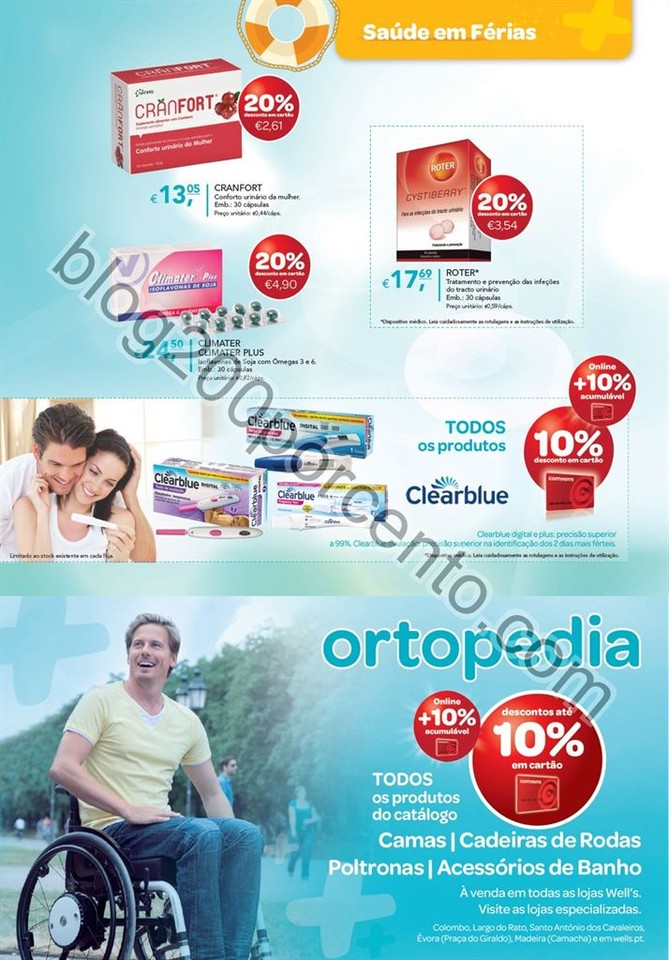 Novo Folheto WELLS promoções de 26 julho a 22 ag