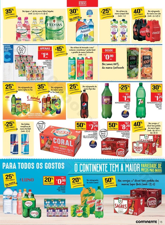 Antevisão Folheto CONTINENTE Madeira de 27 setemb