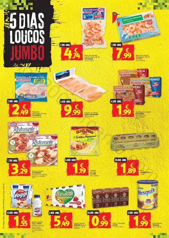 Antevisão Folheto JUMBO 5 dias loucos promoções