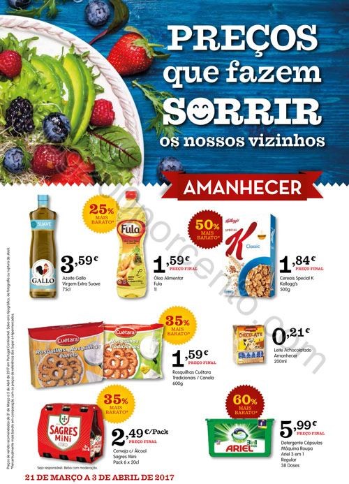 Antevisão Folheto AMANHECER Promoções de 21 mar