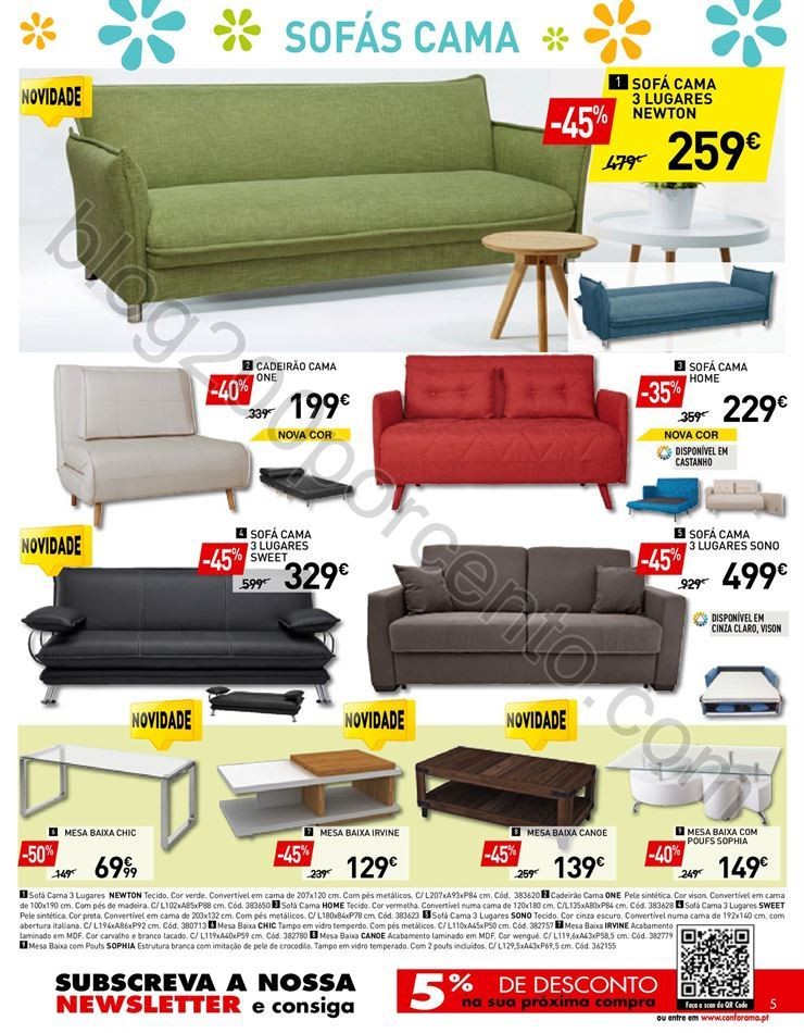 Antevisão Folheto CONFORAMA Promoções de 6 abri